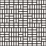 Vector seamless pattern. Mesh repeating texture. Linear grid with chaotic shapes. Stylish geometric lattice design