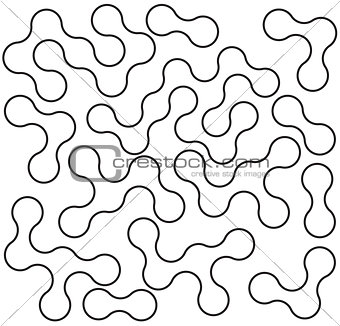 Decorative background seamless with curls