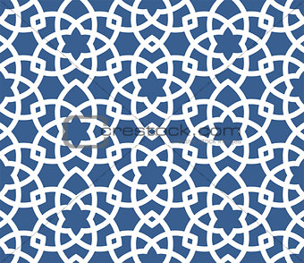 Arabic ornamental background - seamless Persian style pattern 