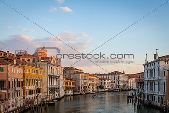 Venice view at sunrise