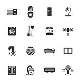 household appliances icon set