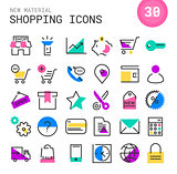 Inline Shopping Icons Collection