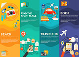Time For Travel Concept Illustrations