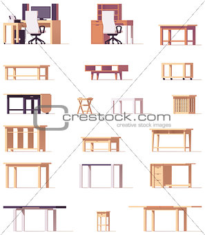 Vector table set