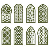 Figured arabian window ornament - grating arabesque pattern 