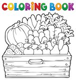 Coloring book farm products theme 1