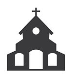 vector church icon