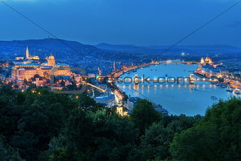 The Beautiful Capital City of Budapest in Hungary