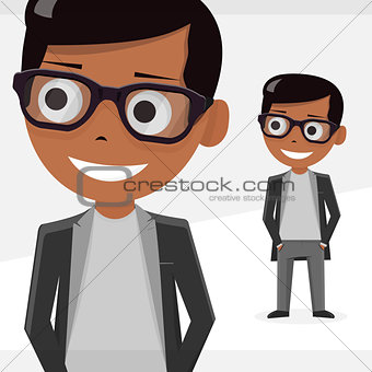Avatar boy, vector illustration, isolated objects. For modern websites and mobile app.