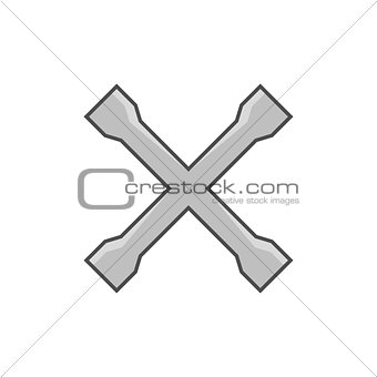 Crossed car wrench icon