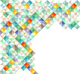 Colorful squares element, illustration