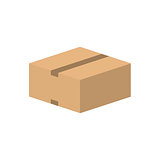 Closed carton cardboard box