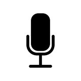 Microphone icon Flat.