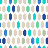 Mosaic tiles seamless vector pattern.