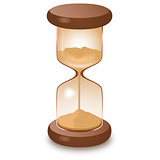 Hourglass sandglass illustration
