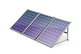 Three solar panels 
