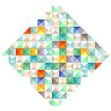 Colorful block elements, illustration