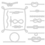 Figured rope frames, knots, borders and corners
