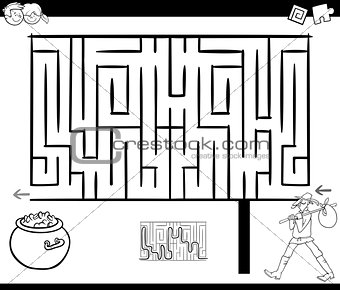 maze activity game with wanderer