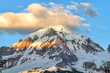 Mount Hood Mountain Peak Closeup