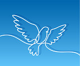 Flying pigeon logo