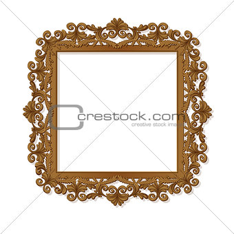 carved frame for picture or photo