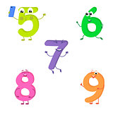 Set of funny characters from numbers 2.