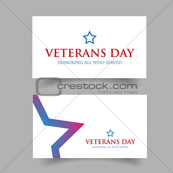 Veterans Day Usa design