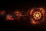 Vector abstract background technology concept.