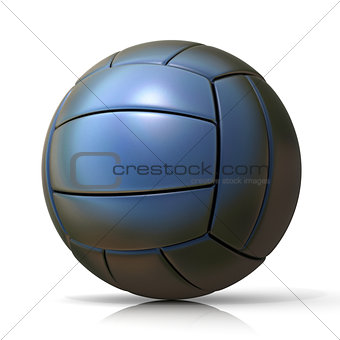 Black volleyball ball