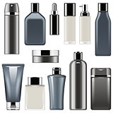 Vector Cosmetic Packaging Icons Set 9