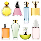Vector Perfume Icons Set 2