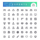 Esports Line Icons Set