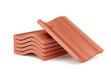 Clay roof tiles