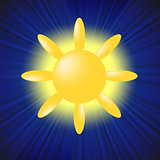Yellow Sun Icon