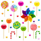 Lollypop Big Set With Pinwheel