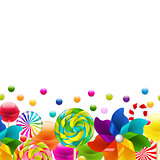 Lollypop Big Set With Pinwheel Border