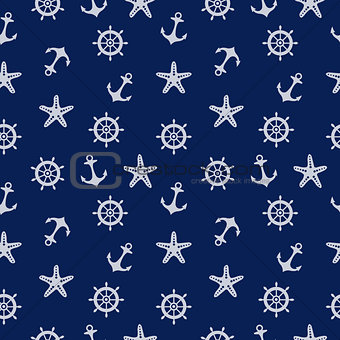 Blue Marine Pattern