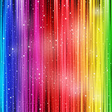 Colored striped background with stardust
