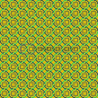 Yellow Abstract Sameless Pattern