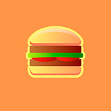 Vector image of burger