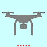 Drone it is icon .