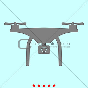 Drone it is icon .