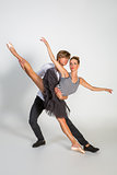 beautiful ballet couple