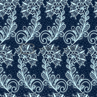 Seamless lace floral pattern.
