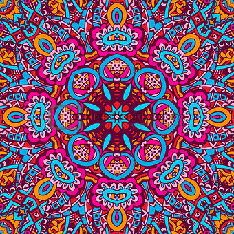 ethnic mandala floral pattern