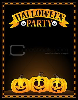 Halloween party sign topic image 1