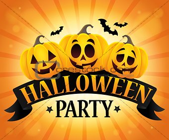 Halloween party sign topic image 6