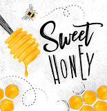 Poster sweet honey