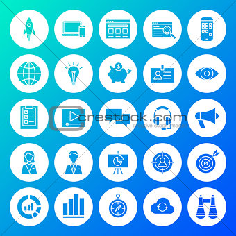 Startup Circle Solid Icons